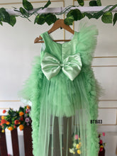 Load image into Gallery viewer, BT1603 Long Tail Pastel Birthday Party Wears For Baby Girls
