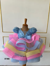 Load image into Gallery viewer, BT1906 Colorful Magic: Baby Party Dress – Celebrate with Style
