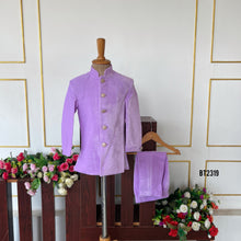 Load image into Gallery viewer, BT2319 💜 Enchanted Lavender Sherwani – A Dreamy Royal Look for Your Prince! ✨👑
