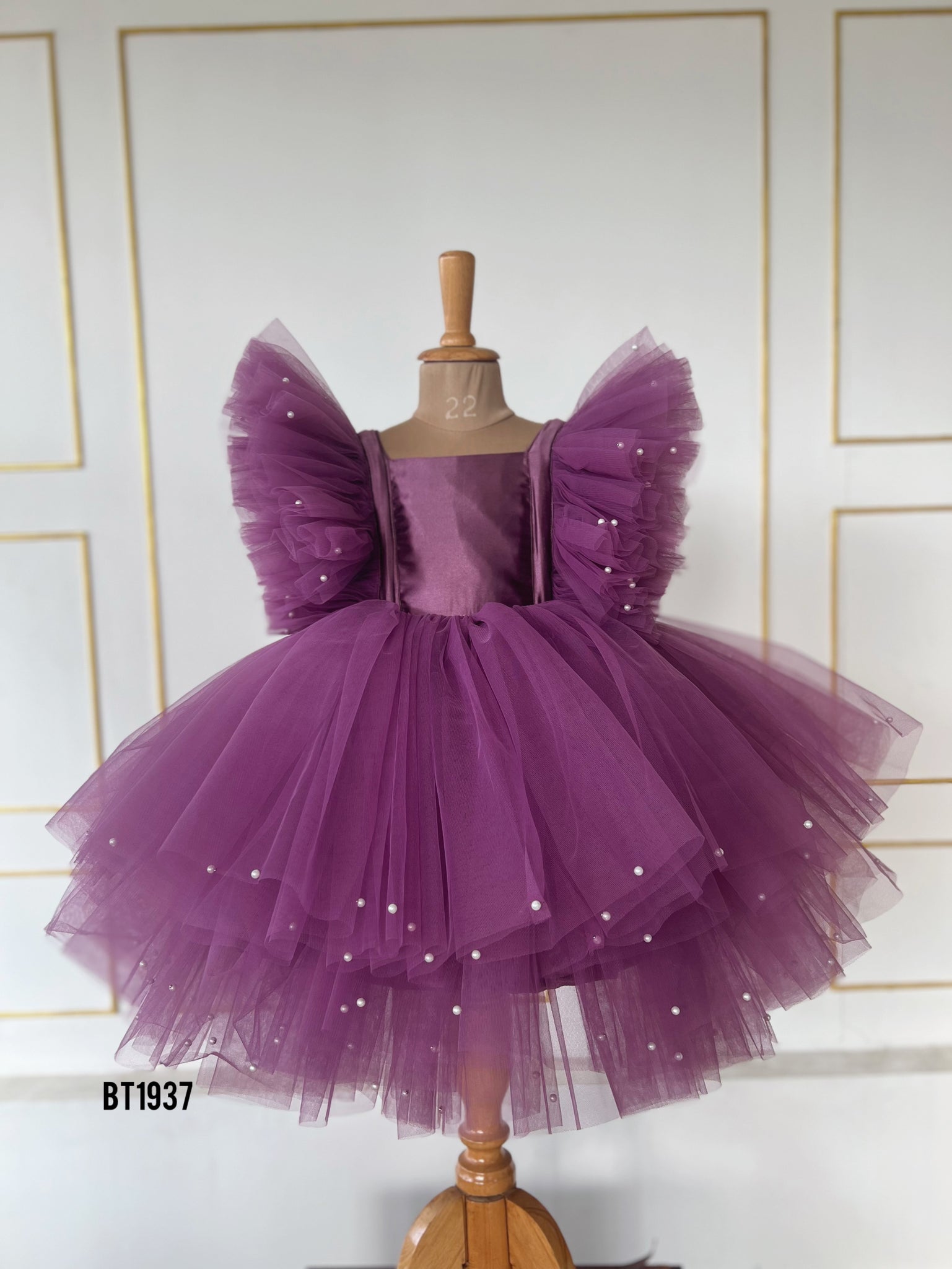 BT1937 Majestic Purple Fairy Dress BabyTeen Fashion BT1937 Majestic Purple Fairy Dress BabyTeen Fashion