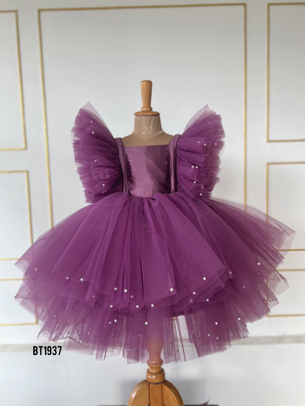 BT1937 Majestic Purple Fairy Dress BabyTeen Fashion BT1937 Majestic Purple Fairy Dress BabyTeen Fashion