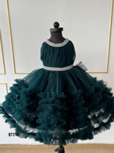 Load image into Gallery viewer, BT1740 Midnight Sapphire Soirée Gown - A Regal Affair for Tiny Tots
