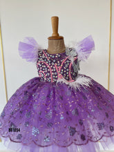 Load image into Gallery viewer, BT1894 Lilac Princess - Bejeweled Party Dress for Your Little Star ✨
