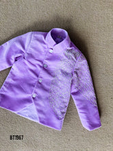 Load image into Gallery viewer, BT1967 Elegant Lilac Baby Boy Party Wear Jacket – Perfect for Special Celebrations
