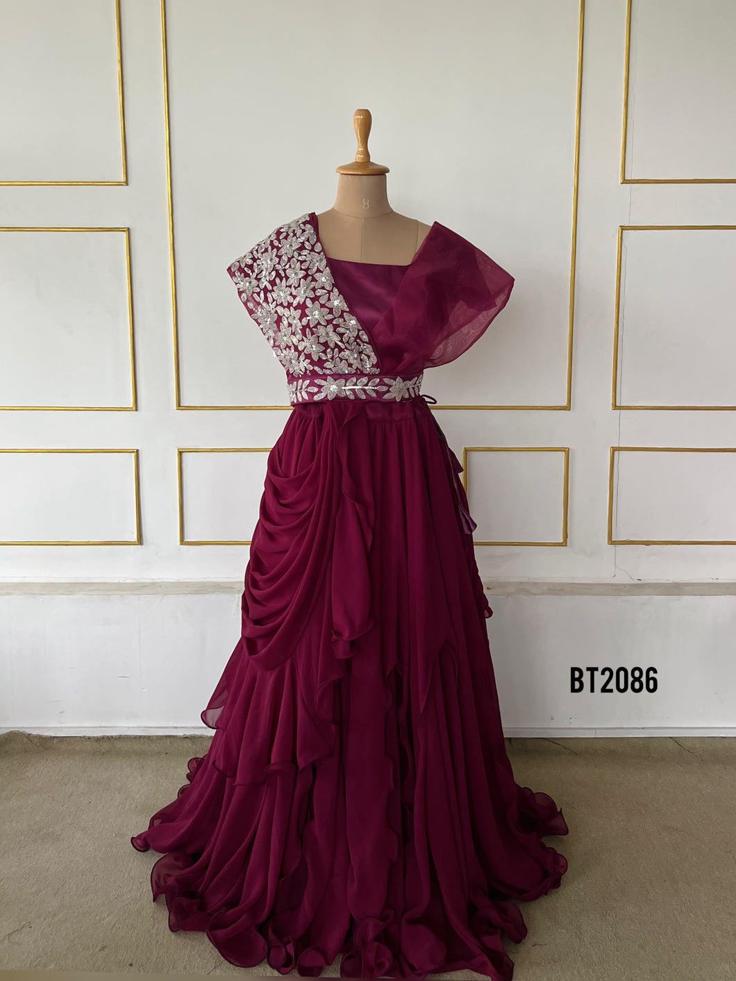 BT2086 💜 Graceful in Plum: An Elegant Choice for Celebrations 🎉