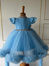 Load image into Gallery viewer, BT1953 Enchanting Blue Baby Dress
