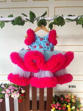 Load image into Gallery viewer, BT1513 Hand Work Birthday Party Wear Frock for Baby Girls
