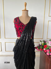 Load image into Gallery viewer, BT2069 ✨ Elegant Drapes: Celebrate in Sequin Glamour 💃
