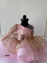 Load image into Gallery viewer, BT1685 Bling Party Wear For Baby Girls
