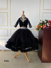 Load image into Gallery viewer, BT2054 🖤 Midnight Star Party Ensemble for Little Fashionistas 🖤
