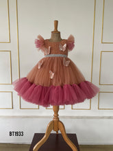 Load image into Gallery viewer, BT1933 Sparkling Butterfly Party Dress for Baby Girls
