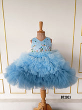 Load image into Gallery viewer, BT2003 ✨Fairy Dream Blue Dress for Your Little Princess! 💙👑
