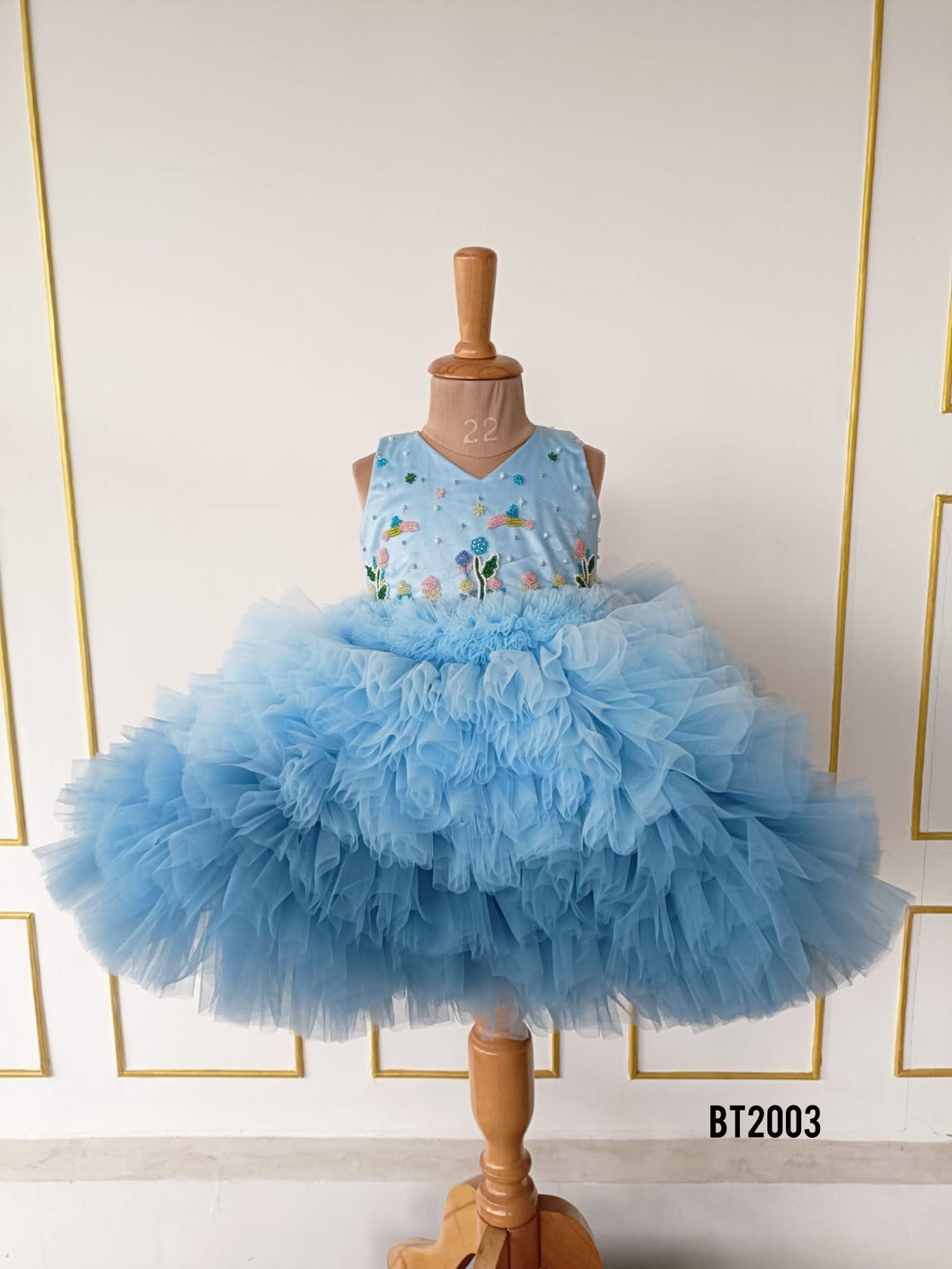 BT2003 ✨Fairy Dream Blue Dress for Your Little Princess! 💙👑
