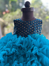 Load image into Gallery viewer, BT1758 Oceanic Splendor Sequin Dress for Little Trendsetters
