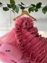 Load image into Gallery viewer, BT1616 Luxury Multiple Layered Birthday Party Wear Frock For Baby Girls
