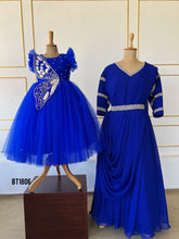 Load image into Gallery viewer, BT1806 Sapphire Flutter: Enchanting Blue Butterfly Princess Gown
