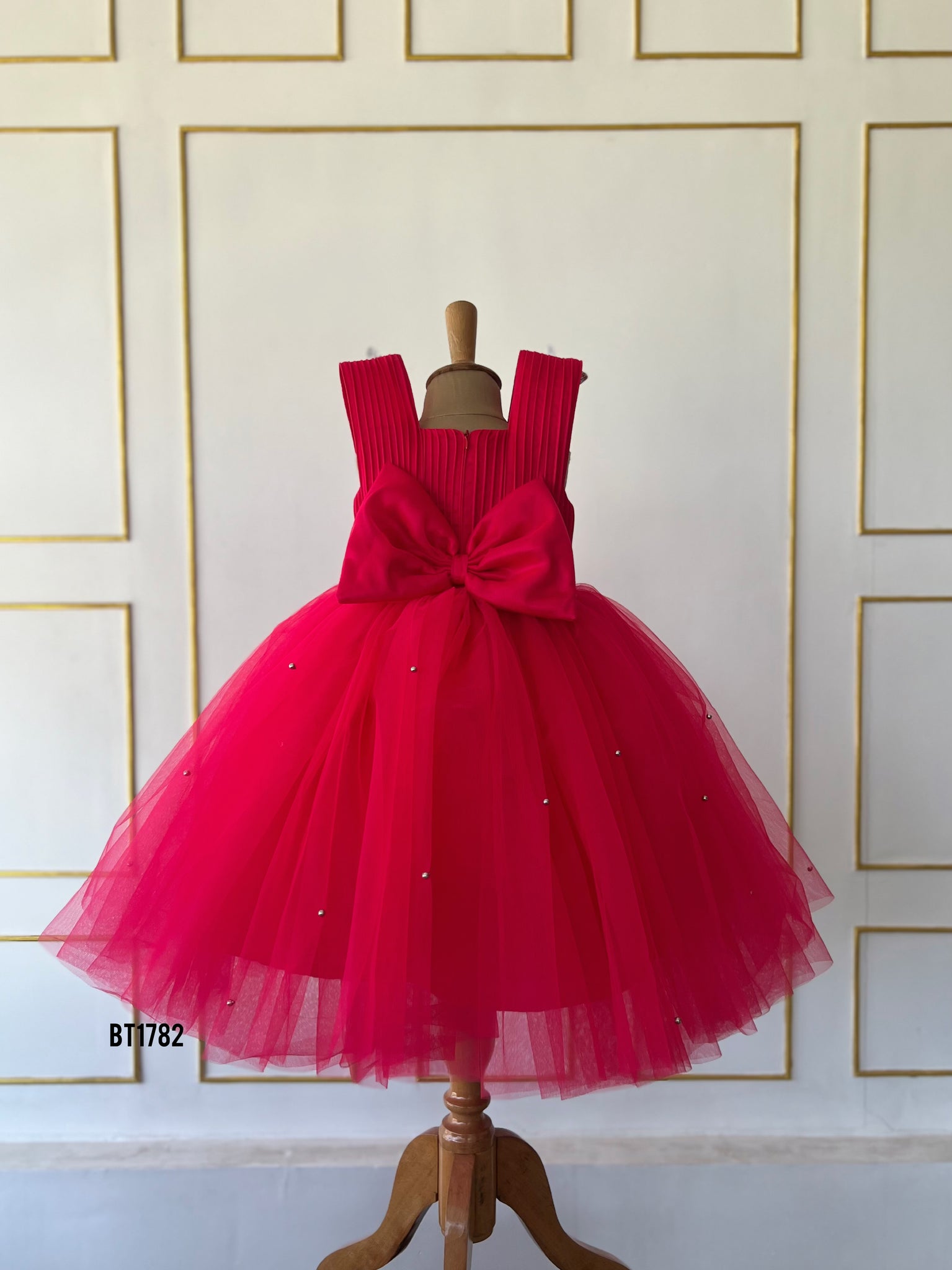 BT1782 Crimson Charm Princess Gown - Enchanted Elegance BabyTeen Fashion BT1782 Crimson Charm Princess Gown - Enchanted Elegance BabyTeen Fashion