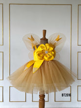 Load image into Gallery viewer, BT2016 🧚Golden Butterfly Fairy Dress – Ready for Magical Moments! ✨🦋

