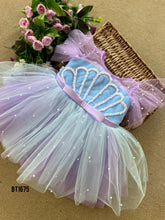 Load image into Gallery viewer, BT1675 Mermaid Theme Party Wear For Baby Girls
