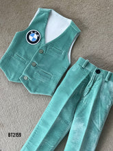 Load image into Gallery viewer, BT2159 Charming Mint Velvet Boys Party Wear Suit 🌟
