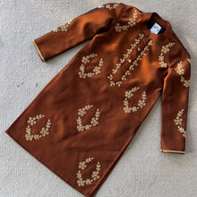 Load image into Gallery viewer, BT2190 Golden Leaf Kurta: A Royal Touch for Your Little Gentleman 🌟👦
