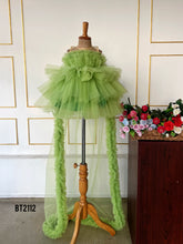 Load image into Gallery viewer, BT2112 Enchanted Green Fairy Layered Dress with Custom Options 🌿✨
