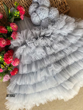 Load image into Gallery viewer, BT1592 Whimsical Pastel Ruffle Blossom Dress
