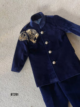 Load image into Gallery viewer, BT2191 Majestic Tiger Velvet Boys Party Wear Jacket: Roar in Style 🐾✨
