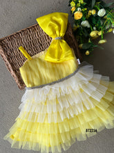 Load image into Gallery viewer, BT2234 💛 Sunshine Belle Dress – Twirl into a Fairytale! 🌼✨
