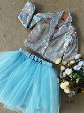 Load image into Gallery viewer, BT2123 ✨ Sparkle &amp; Shine: Glamorous Skirt Set for Mini Fashionistas! ❄️
