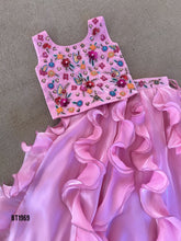Load image into Gallery viewer, BT1969  Beautiful Pink Floral Baby Dress
