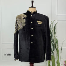 Load image into Gallery viewer, BT2556 Royal Black Velvet Lion Family Combo (Dad &amp; Sons)
