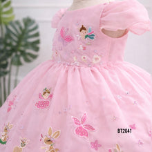 Load image into Gallery viewer, BT2641 Enchanted Pink Fairy Princess Birthday Dress for Baby Girls
