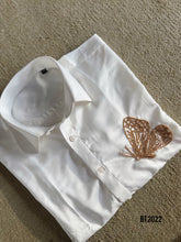 Load image into Gallery viewer, BT2022 Golden Wings: Elegant Party Shirt for Little Gents ✨🦋
