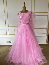 Load image into Gallery viewer, BT1780 Ethereal Pink Blossom Duo - Enchanting Mom &amp; Baby Twinning Party Gowns
