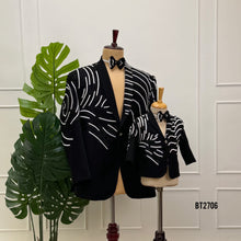 Load image into Gallery viewer, BT2706 Noir Eclipse Dad &amp; Son Blazer Set
