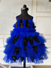 Load image into Gallery viewer, BT1611 Sequins Blend Night Party Wear Frock For Baby Girls
