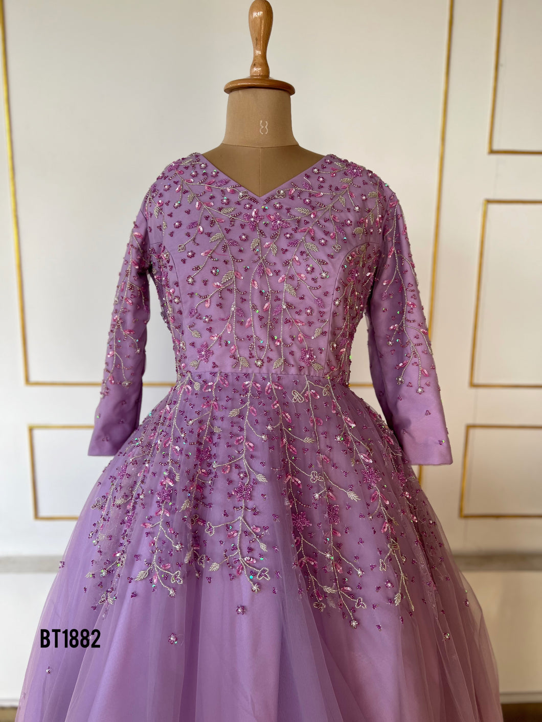 Bt1882 Lavender Dream Gown  Fairytale Elegance Mom