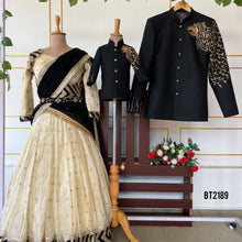 Load image into Gallery viewer, BT2189 Golden Roar Family Combo: Celebrate in Coordinated Elegance 🖤✨
