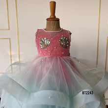Load image into Gallery viewer, BT2243 🧜‍♀️ Enchanted Mermaid Princess Dress – A Magical Underwater Dream! 🌊✨
