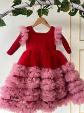 Load image into Gallery viewer, BT1584 Winter Party Wear with Ruffles
