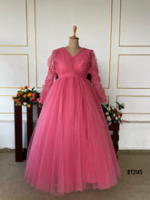 Load image into Gallery viewer, BT2145 Graceful Pink Evening Gown for Moms 🌸✨
