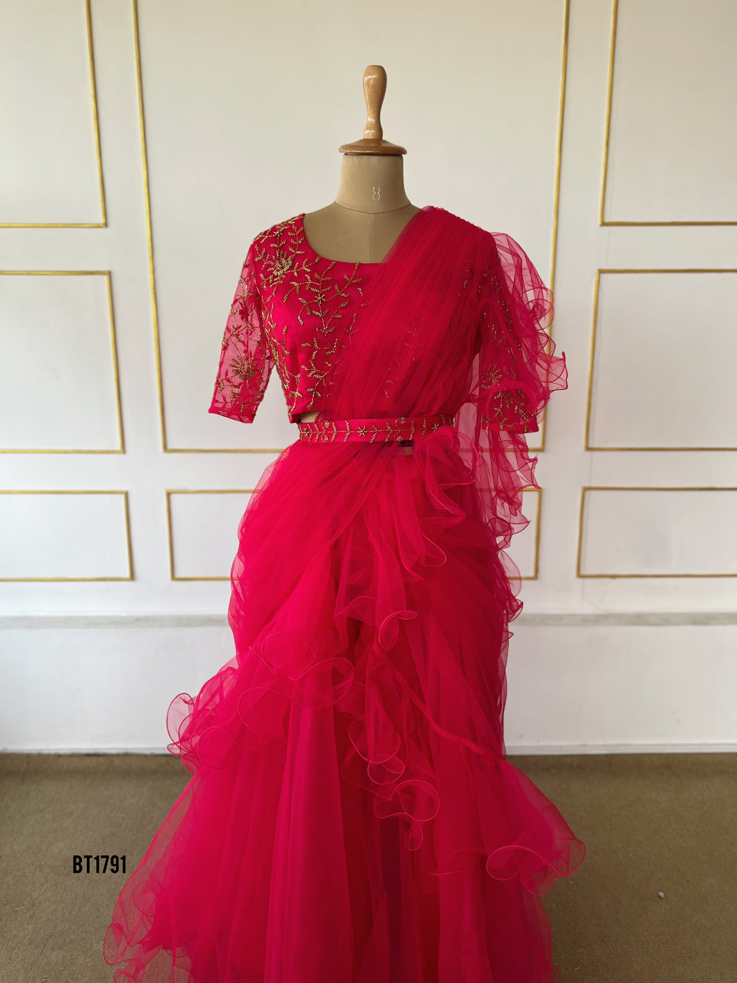 BT1791 Crimson Charm – Chic Mother & Baby Set
