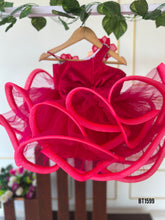 Load image into Gallery viewer, BT1599 Flower Theme Bouncy Birthday Party Wear For Baby Girls
