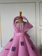 Load image into Gallery viewer, BT2074 🦋 Pink Butterfly Delight: A Fairytale Party Gown 🎉
