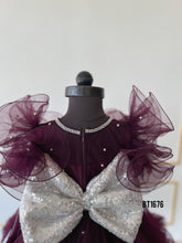 Load image into Gallery viewer, BT1676 Pearl Embossed Birthday Frock
