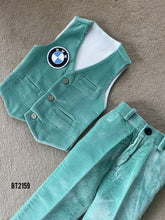 Load image into Gallery viewer, BT2159 Charming Mint Velvet Boys Party Wear Suit 🌟

