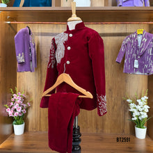 Load image into Gallery viewer, BT2591 Premium Velvet Baby Boy Sherwani  Regal Edition

