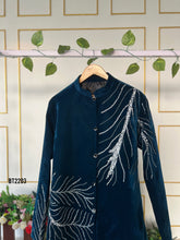 Load image into Gallery viewer, BT2203 Teal Elegance Boys Party Wear Jhodpuri A Dazzling Look for Your Little Gentleman 🌟✨
