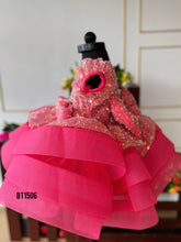 Load image into Gallery viewer, BT1506 Girls Bling Crinoline Designer Party wear Frock
